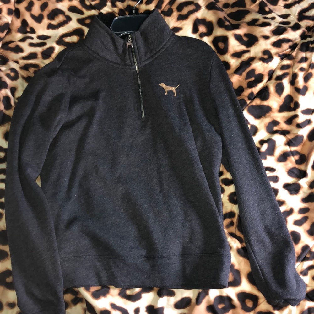 PINK HALF ZIP